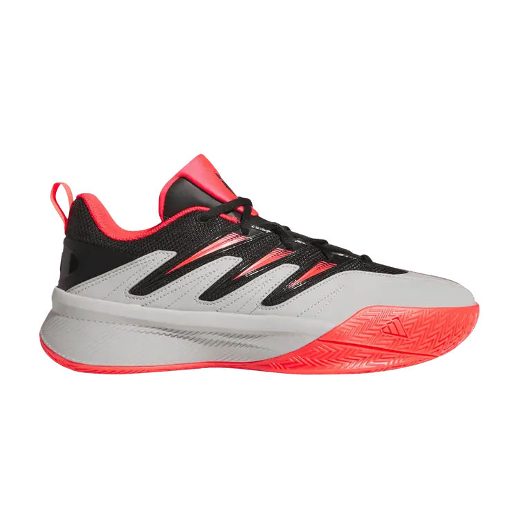 

Кроссовки adidas Dame Certified 3 Black Lucid Red Grey, серый