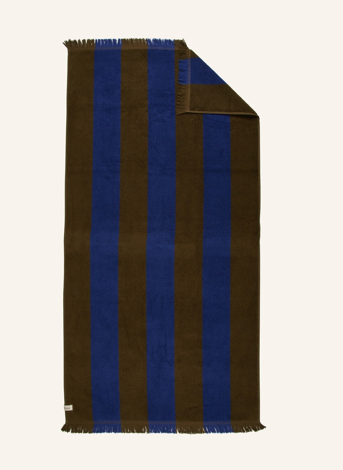 

Полотенце для душа али Ferm LIVING, цвет BLAU/DUNKELGRAU