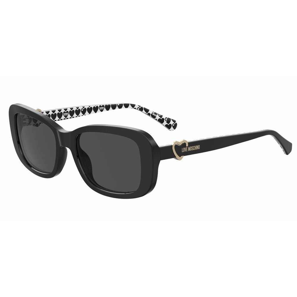 

Черные ацетатные солнцезащитные очки LOVE MOSCHINO
