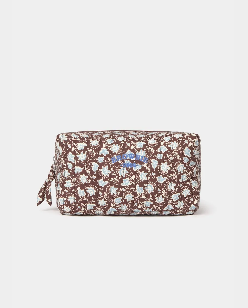 

Большая женская косметичка с принтом Brownie, коричневый