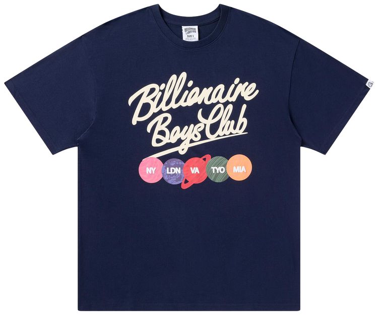 

Футболка с коротким рукавом Billionaire Boys Club Align, синий