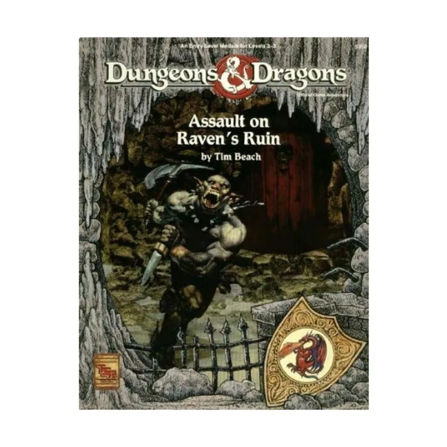 

Модуль Assault on Raven's Ruin, Basic Dungeons & Dragons (Original Edition) - Modules & Adventures - Assorted