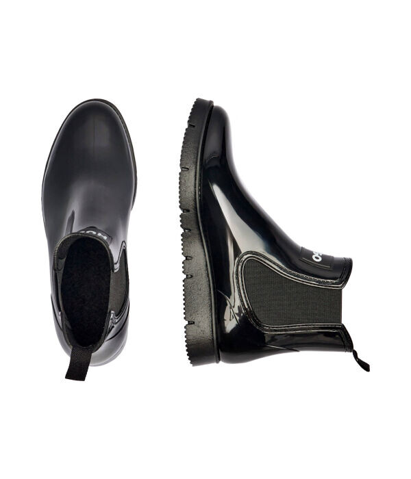 Сапоги женские Hugo Lunara Rchbootie резиновые короткие, черный — фото 4