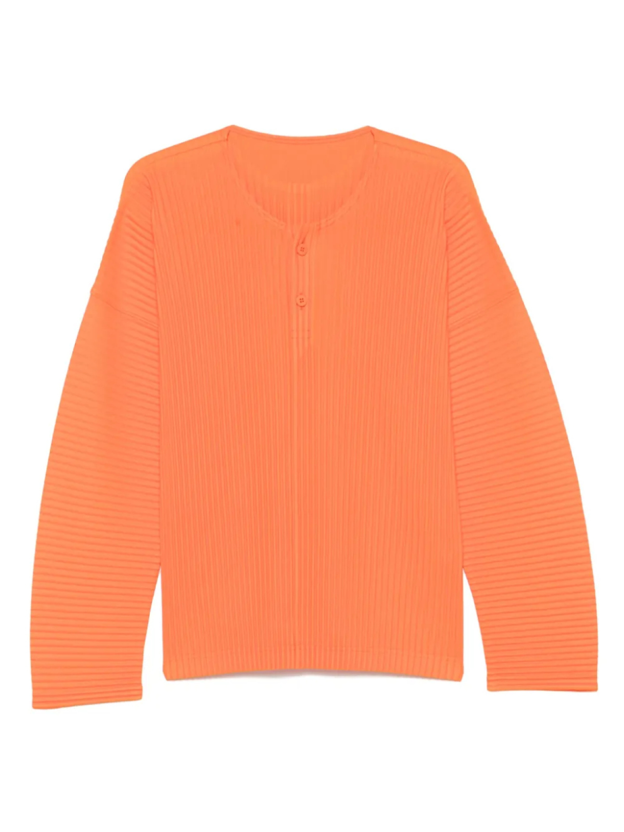 

Homme Plissé Issey Miyake плиссированная футболка, оранжевый