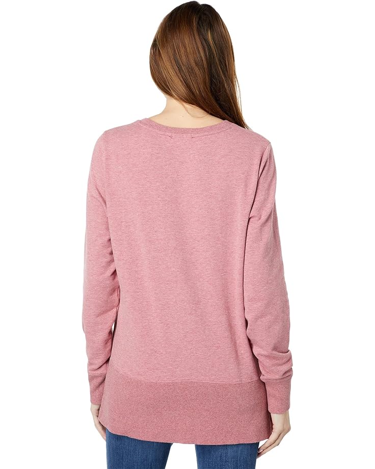 

Толстовка L.L.Bean Bean's Cozy Split Hem Sweatshirt, цвет Dark Plum Rose Heather