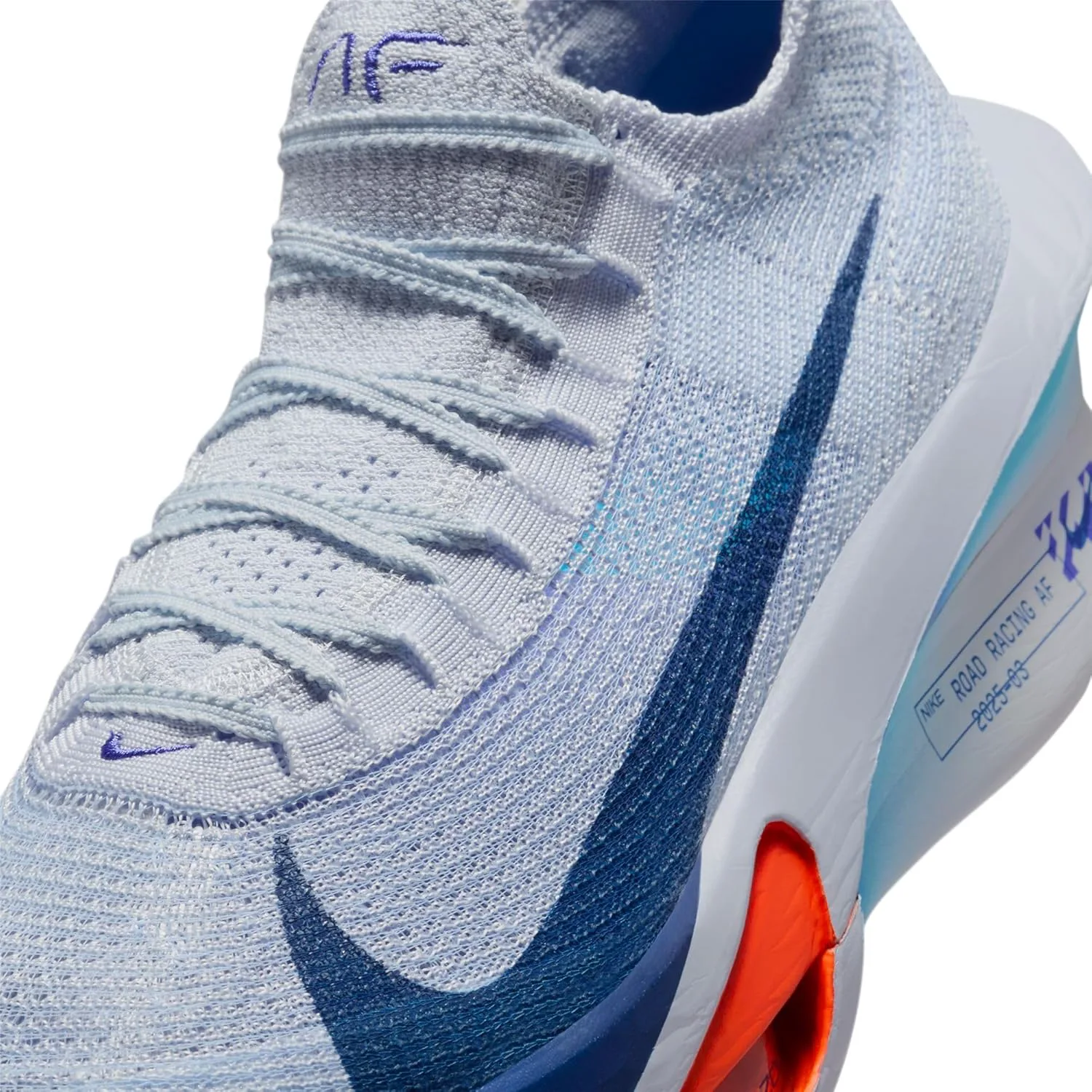 Мужские кроссовки для шоссе Nike Alphafly 3 от Nike для соревнований, серый/синий — фото 4