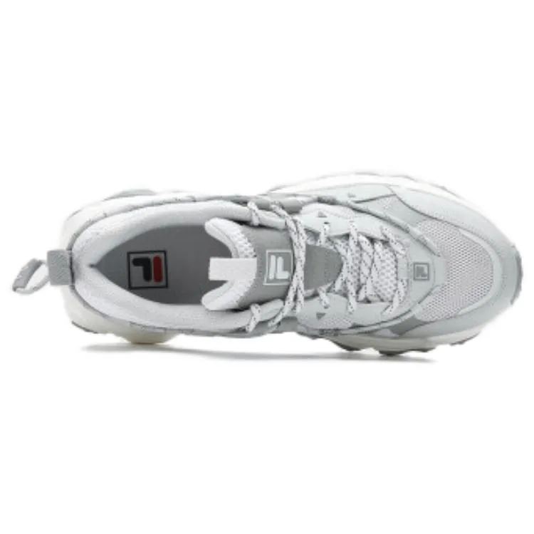 FILA FLUID 5 Cat Paw обувь устойчивая к истиранию, увеличивающая рост, низкие кроссовки мужские серо-белые — фото 4