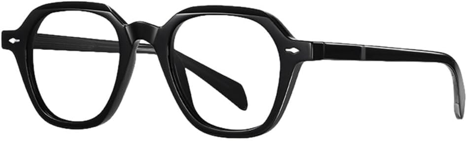 

Солнцезащитные очки в стиле ретро из ацетата для женщин, солнцезащитные очки Polygon для мужчин с защитой от УФ-излучения UV400, леопардовый принт, зеленый цвет MUTYNE, Black With Clear