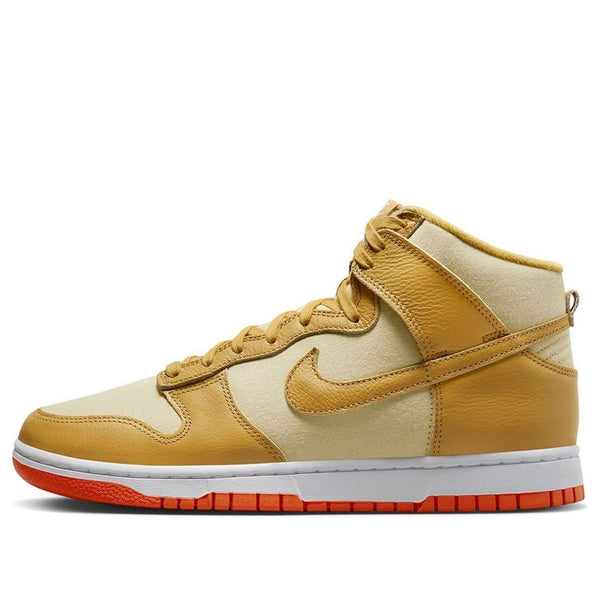 

Кроссовки dunk high 'gold canvas' Nike, золотой