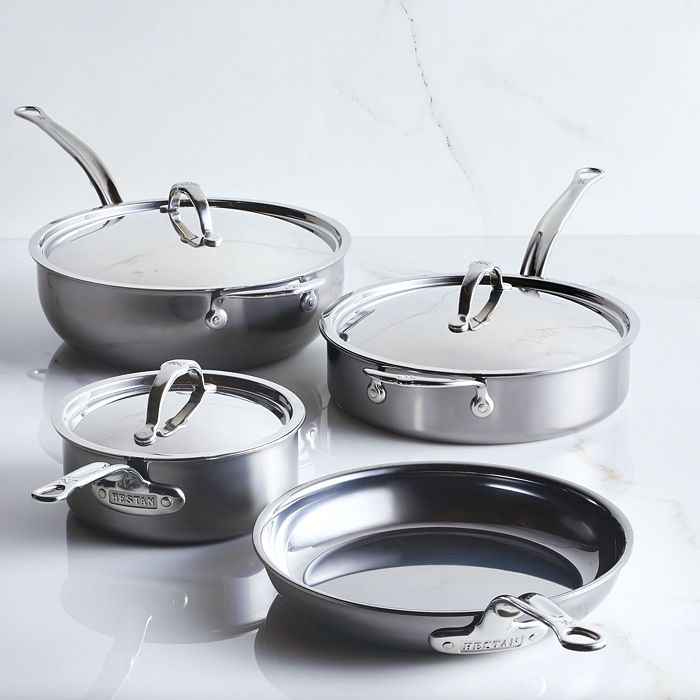 

Hestan 7 Pc NanoBond Набор посуды из молекулярного титана, серебряный