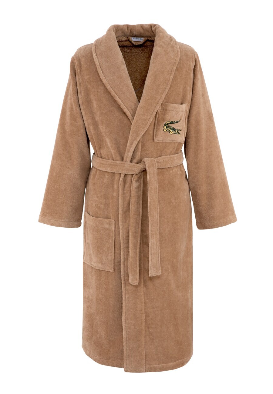 

Халат LACOSTE Long Bathrobe RENE, светло-коричневый
