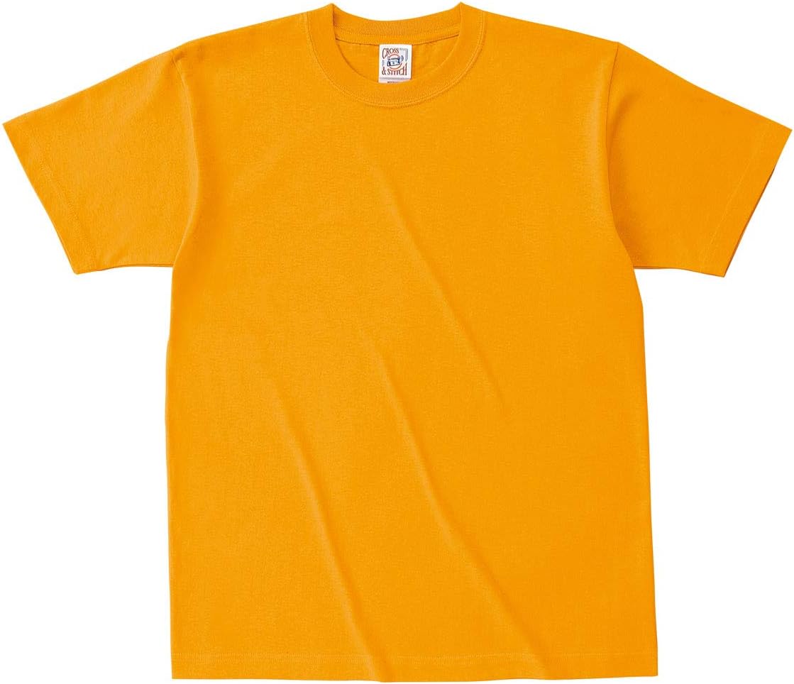 

Футболка с коротким рукавом Cross and Stitch OE1116 Open End Maxweight, мужская и женская Cross Stitch, золотисто-желтый