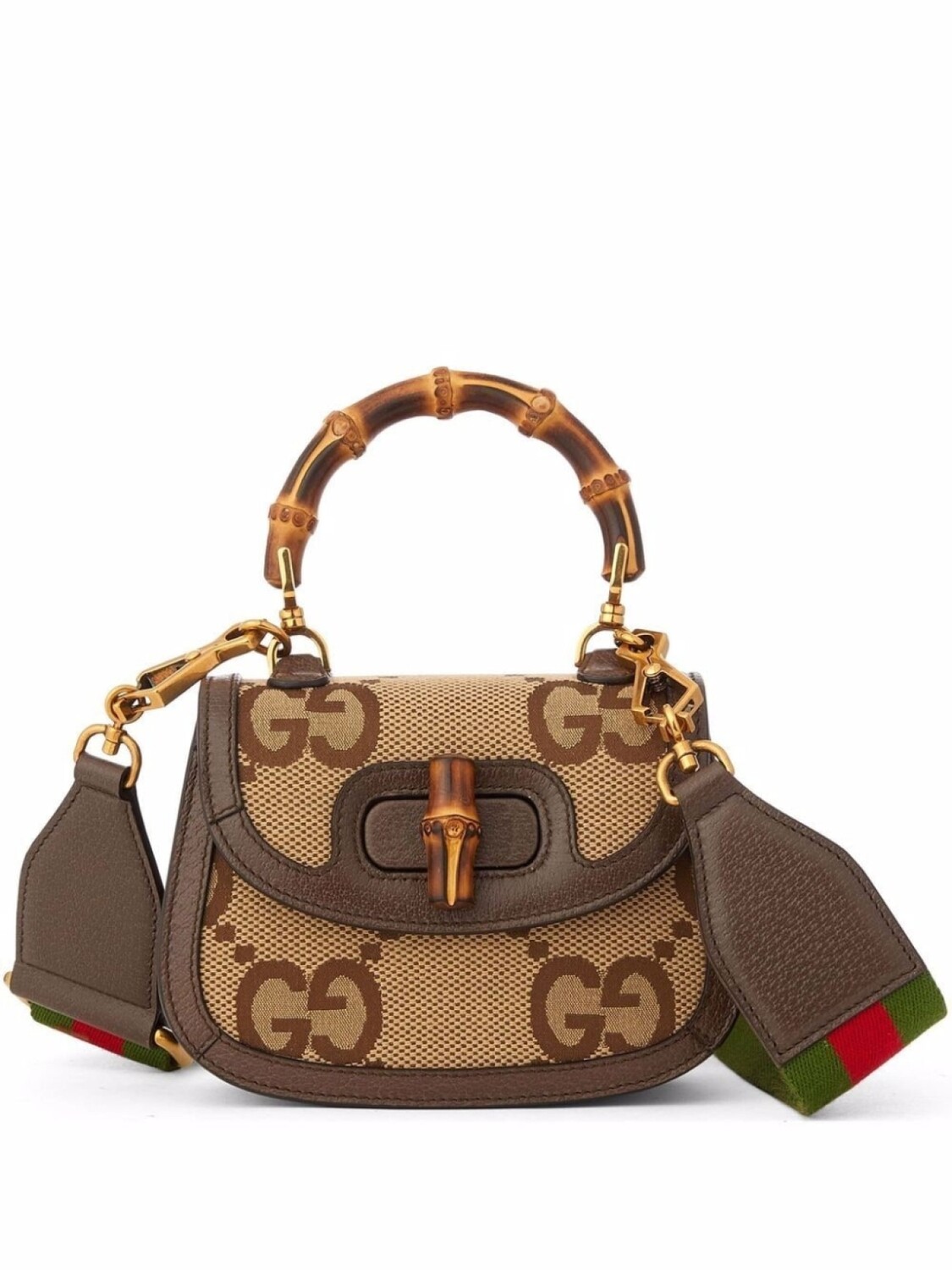 

Маленькая сумка-тоут Gucci с логотипом, нейтральный цвет