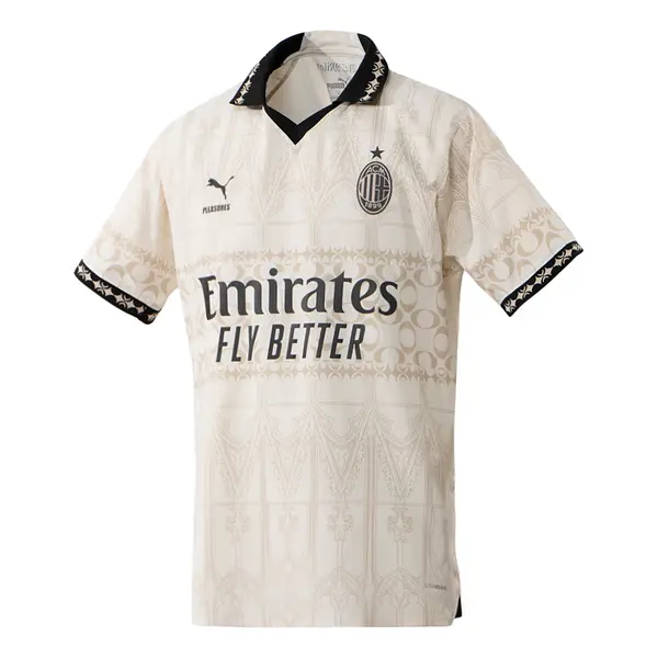 

Спортивная футболка x ac milan x pleasures jersey 'beige black' Puma, бежевый