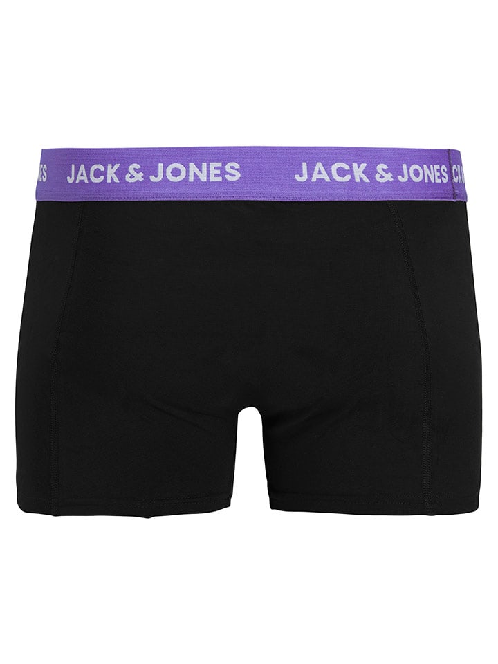 JACK & JONES Junior Комплект из 3 штук: боксерские трусы «Аксель» черного цвета — фото 2
