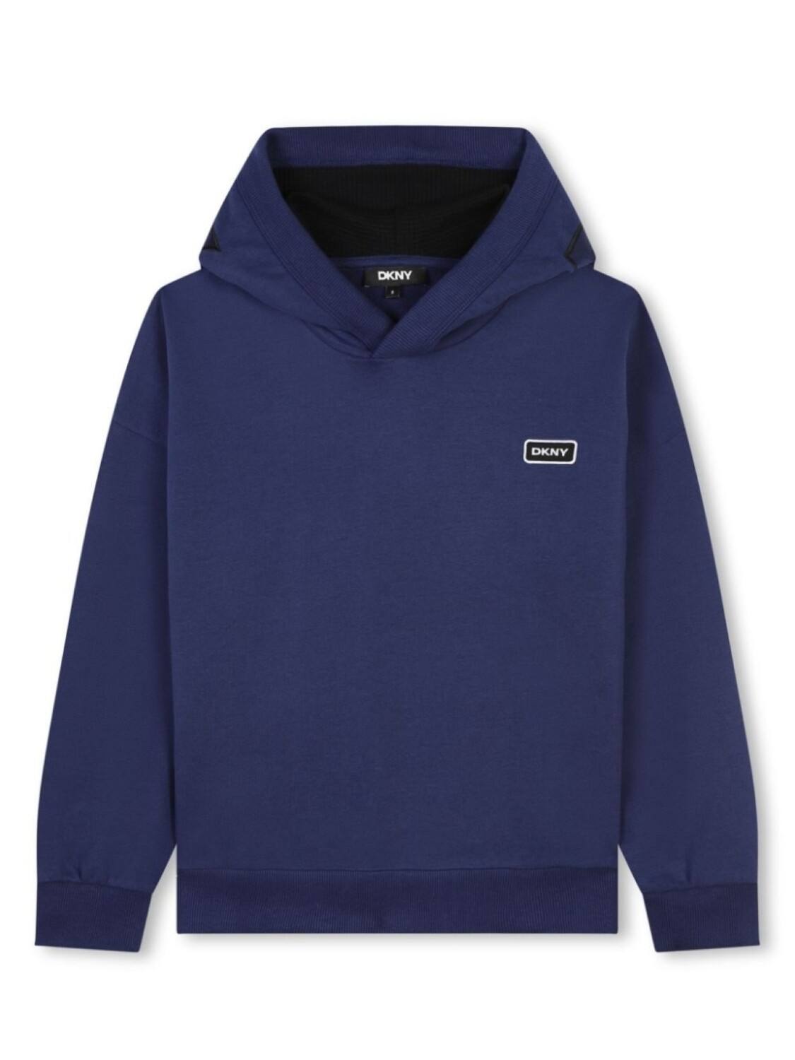 

Dkny Kids толстовка с вышитым логотипом и капюшоном, синий
