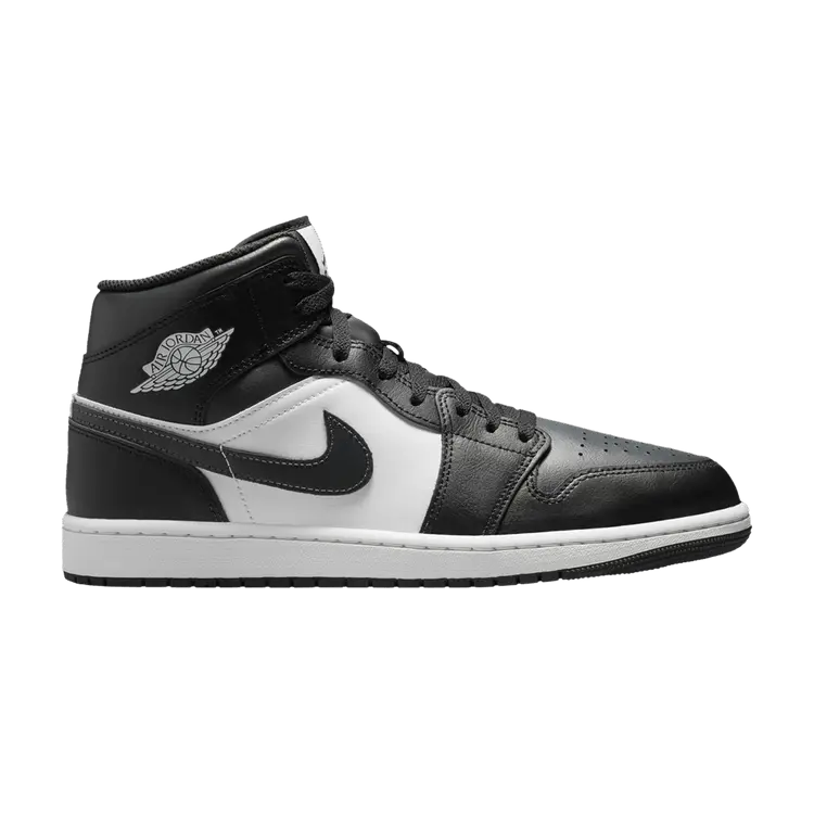 

Кроссовки Air Jordan 1 Mid Black Off Noir, черный