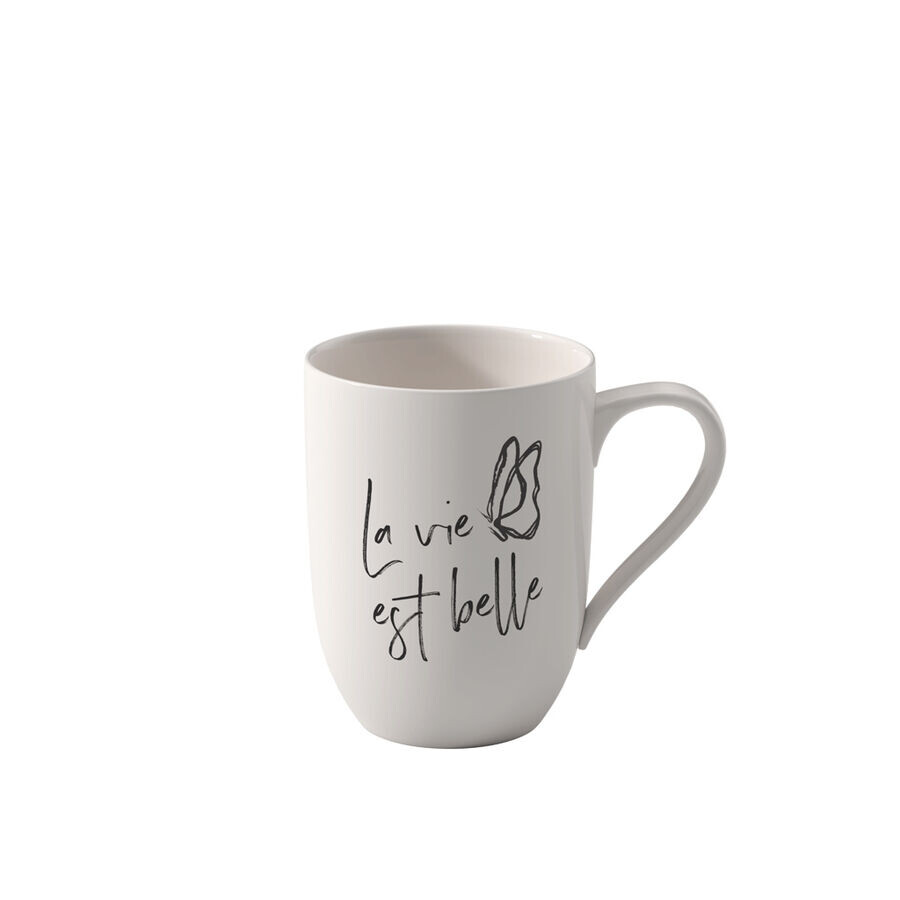 

Эффектная кружка с ручкой La vie est belle, 280 мл Villeroy & Boch, белый/черный