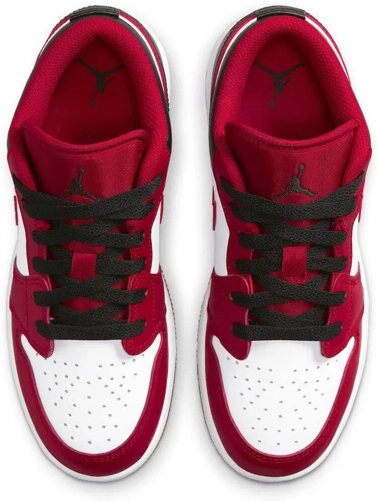 Кроссовки Nike Air Jordan 1 Low, цвет Treeline/Light Bordeaux-dark D — фото 4
