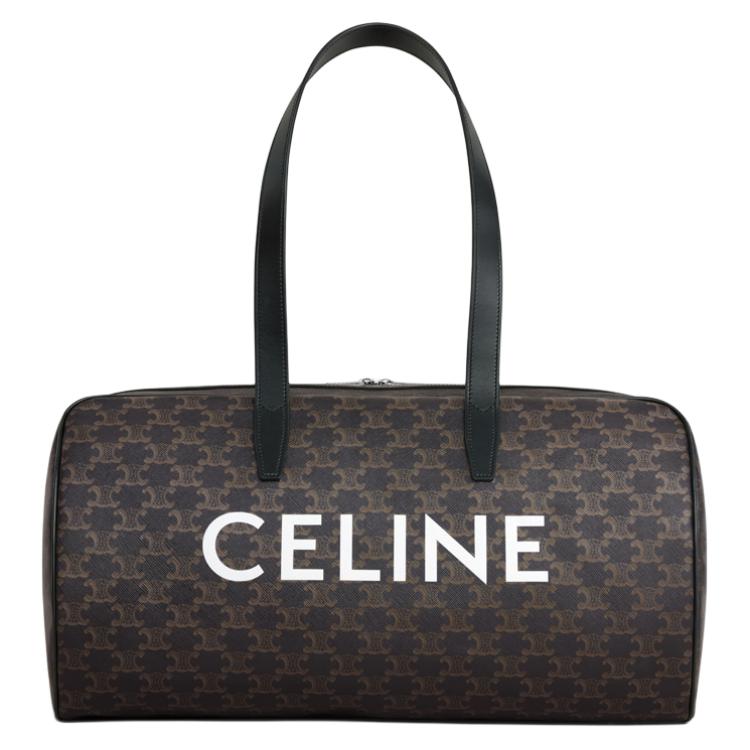 

CELINE Сумка из холста с отделкой из телячьей кожи
