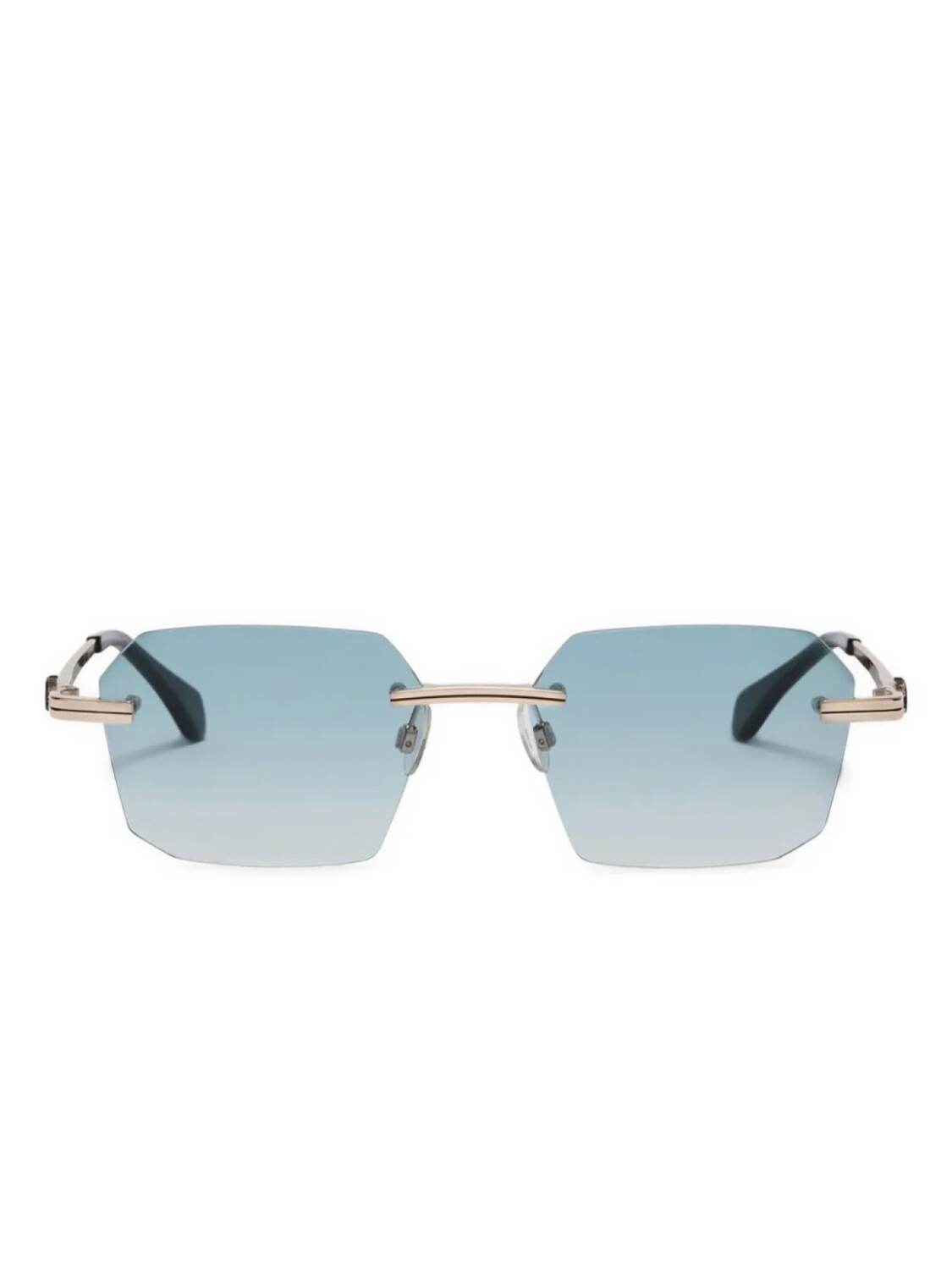 

Palm Angels Eyewear солнцезащитные очки Quartz, золотой
