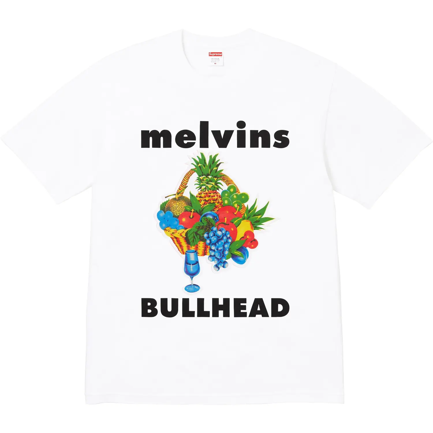 

Футболка Supreme Melvins Bullhead с короткими рукавами, неоново-желтый