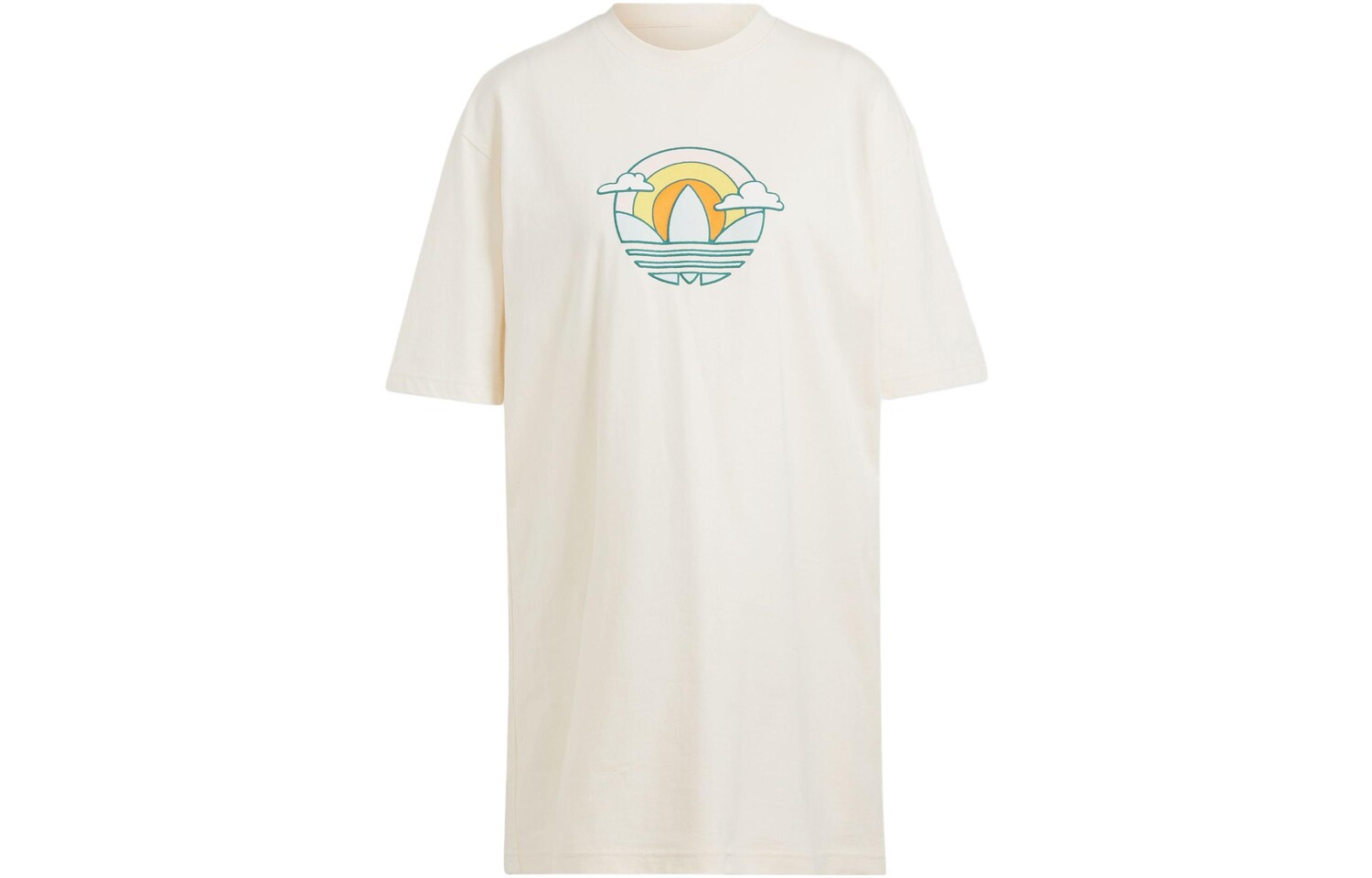 

Платье с короткими рукавами женское Wonder White Adidas Originals