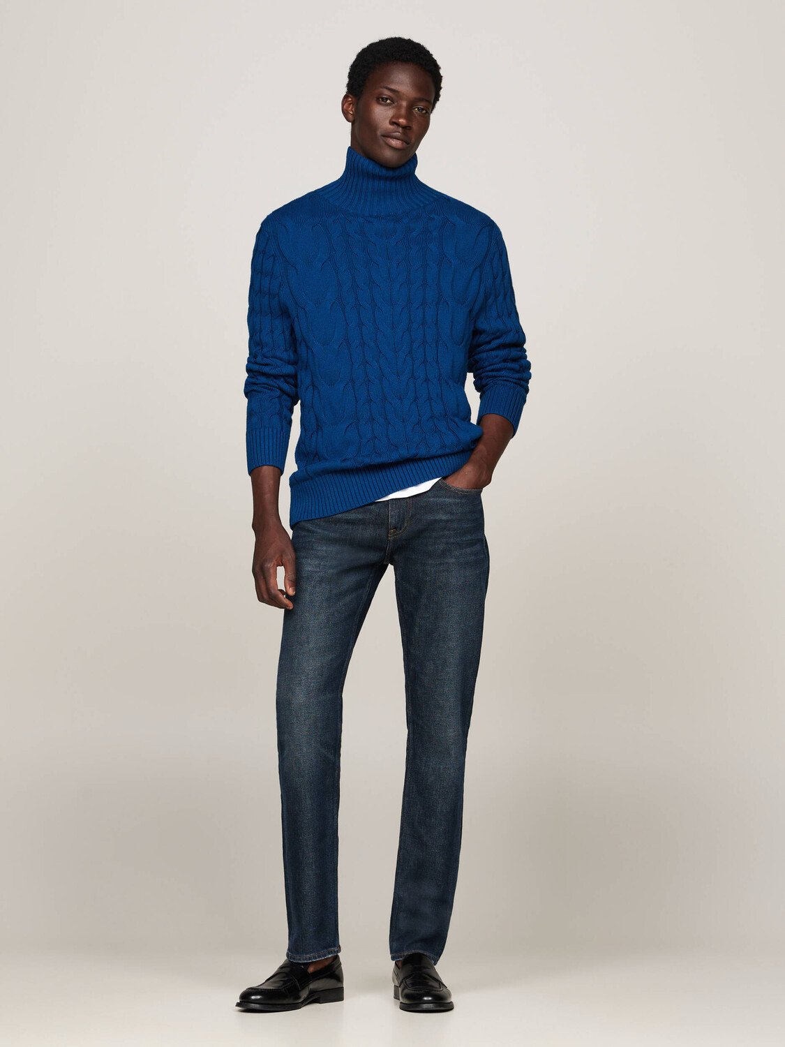 Джинсы Tommy Hilfiger Denton Regular Fit, темно-синий — фото 2