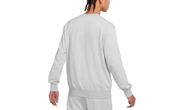 Свитер swoosh athleisure casual sports sweatshirt Nike, серый — фото 2