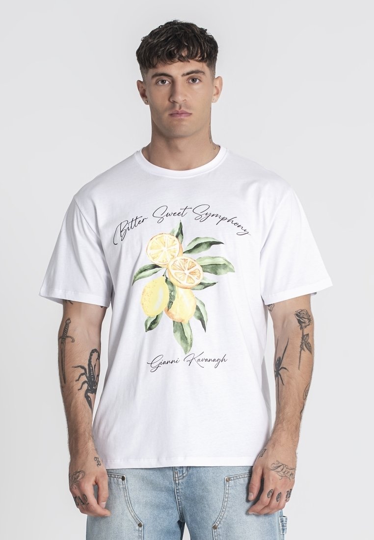 

Футболка с принтом LEMONADE TEE Gianni Kavanagh, белый