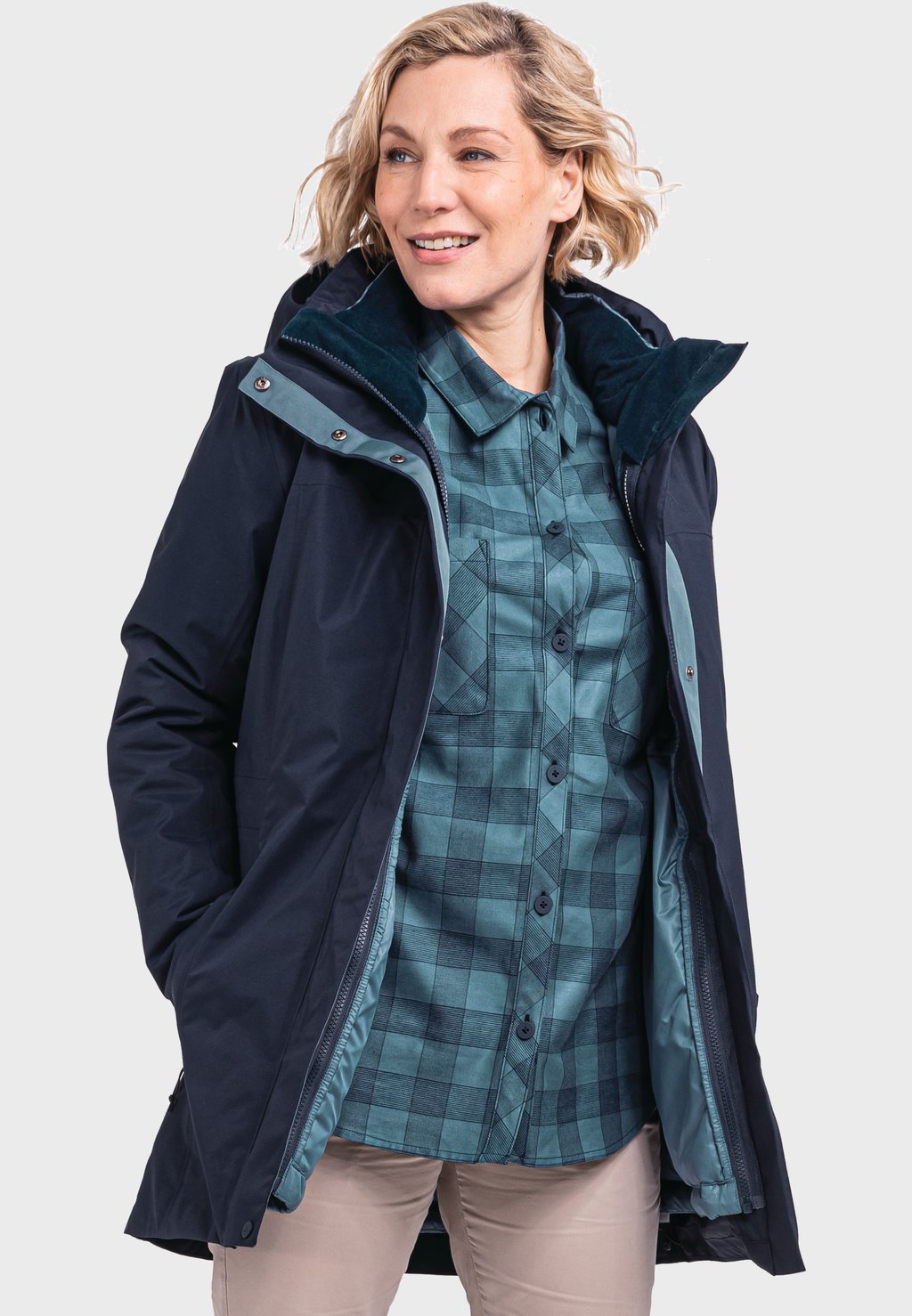 

Куртка для активного отдыха 3IN1 BARTH L - Parka Schöffel, синий