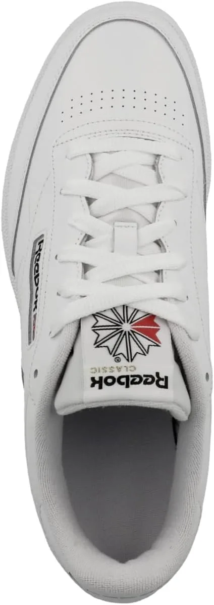 Мужские кроссовки Reebok Club C 85, белый/черный — фото 3