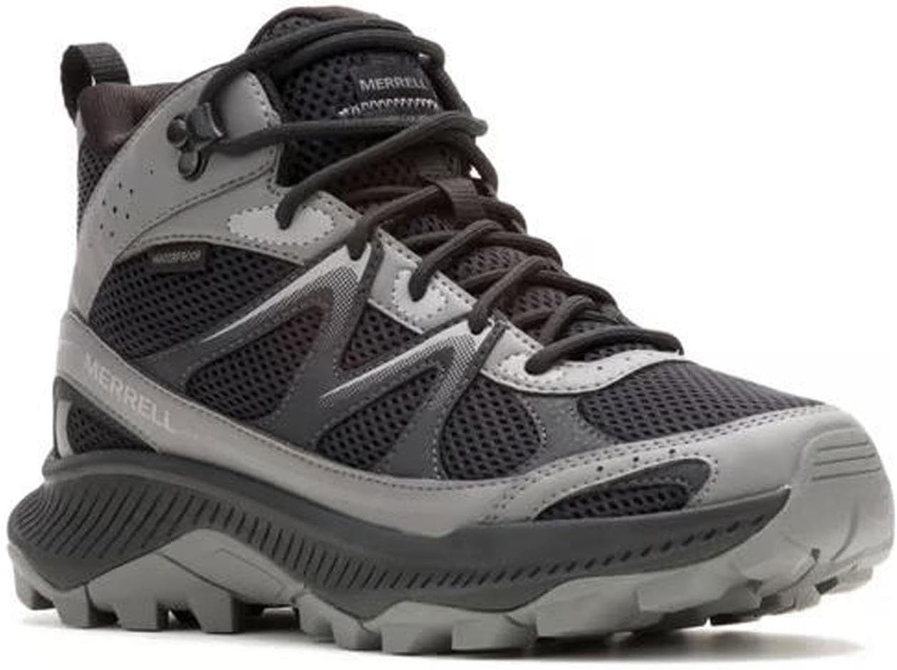 Мужские ботинки Merrell Tempo Exp Mid WP, черный/угольный — фото 2