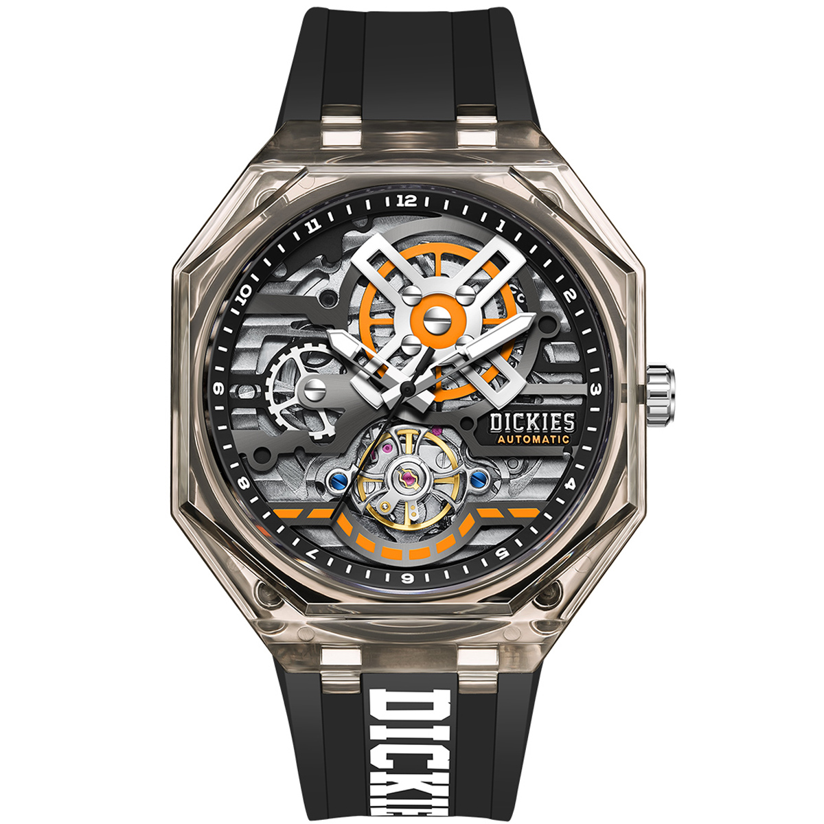 

Starlight Collection Наручные часы Механический механизм Скелетонизированный циферблат Унисекс Сумка для покупок+Коробка Dickies