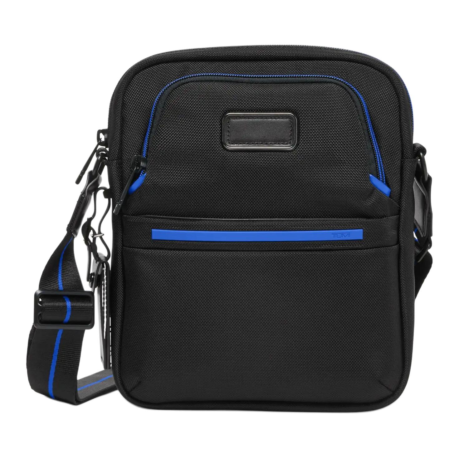 

TUMI Средняя нейлоновая кроссбоди сумка Unisex Electric Blue & Black