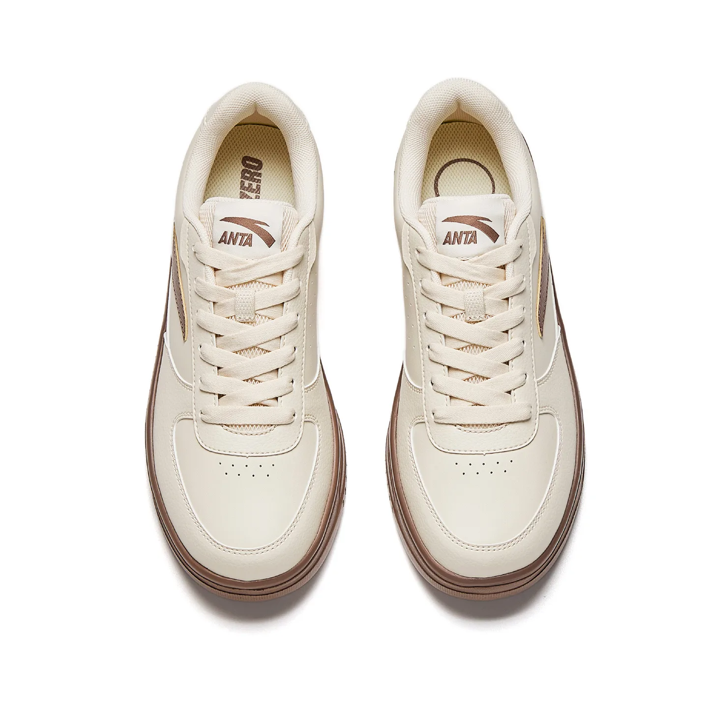 ANTA Light Course V2 Skateboard Shoes мужские Fish Belly White — фото 4