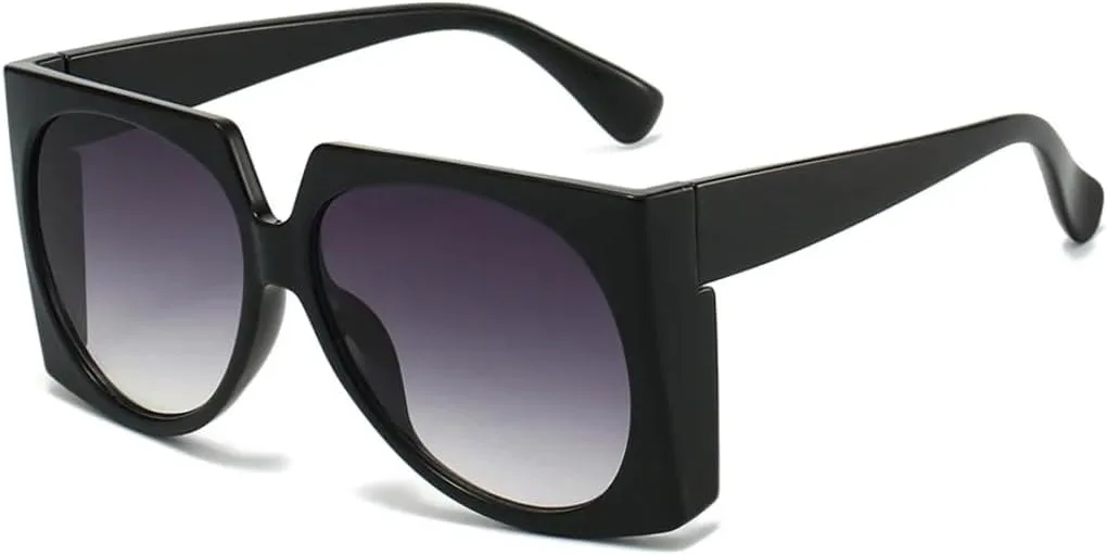 

Квадратные солнцезащитные очки для женщин и мужчин, для путешествий, роскошные мужские солнцезащитные очки с защитой от УФ-излучения UV400 UATXTAU, Black