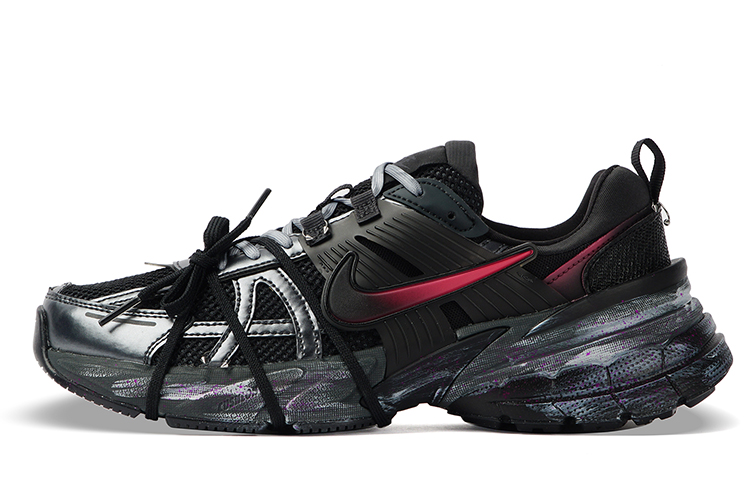 

V2K Run низкие кроссовки для мужчин Nike, черный/красный