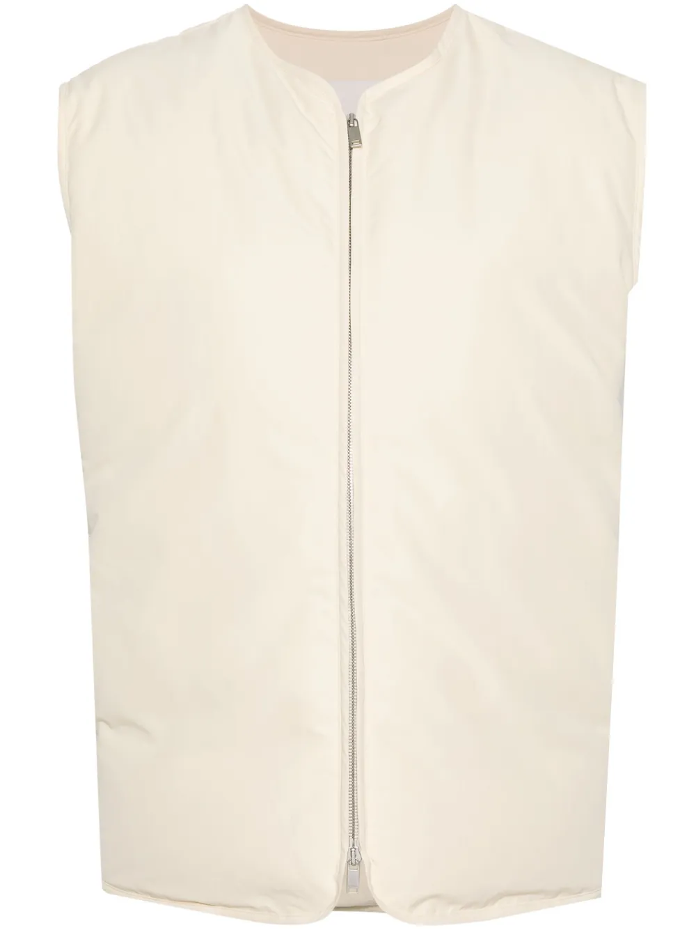 

Дутый жилет на молнии JIL SANDER, нейтральный