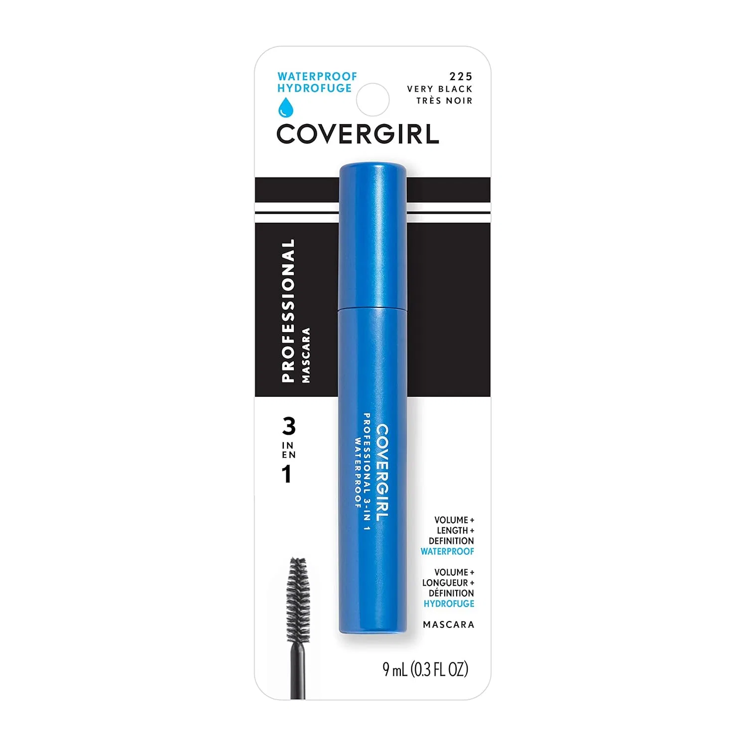 Водостойкая тушь COVERGIRL Professional Very Black (9 мл) Covergirl — фото 3