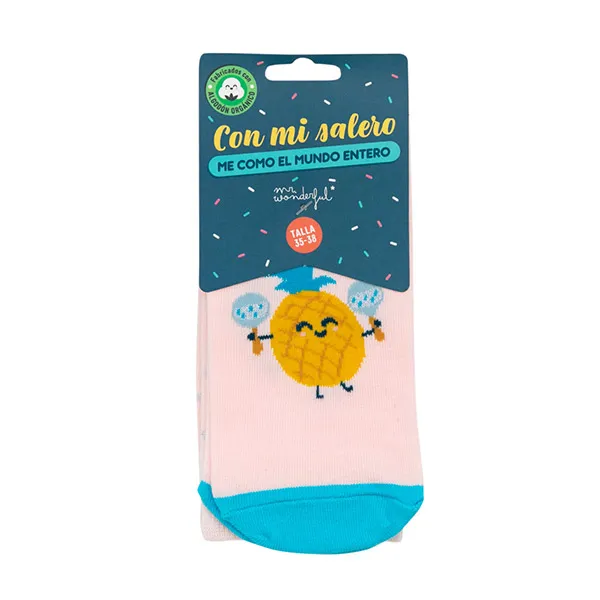 

Носки с принтом Calcetines Con Mi Salero Mr Wonderful, размер 39-41
