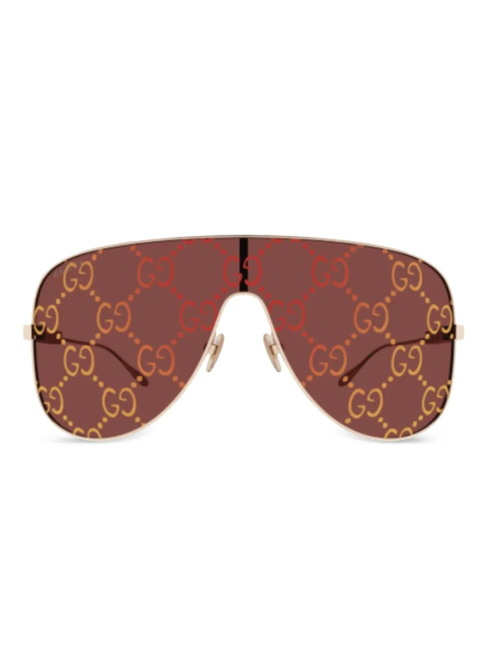 

Солнцезащитные очки-пилоты Gucci Eyewear, золотой