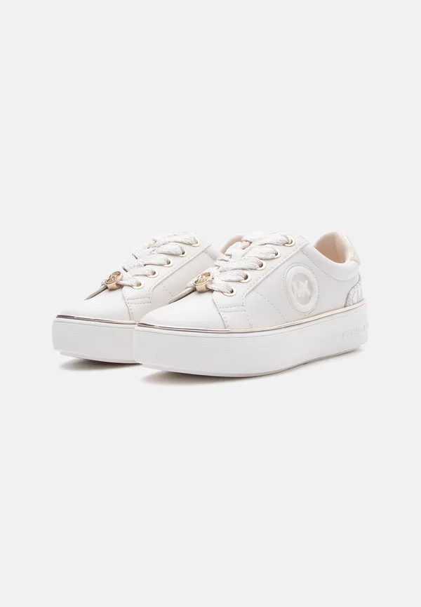 Кроссовки jordana finn Michael Kors Kids, Vanilla/Pale Gold-Coloured Metallic/Vanilla — фото 2