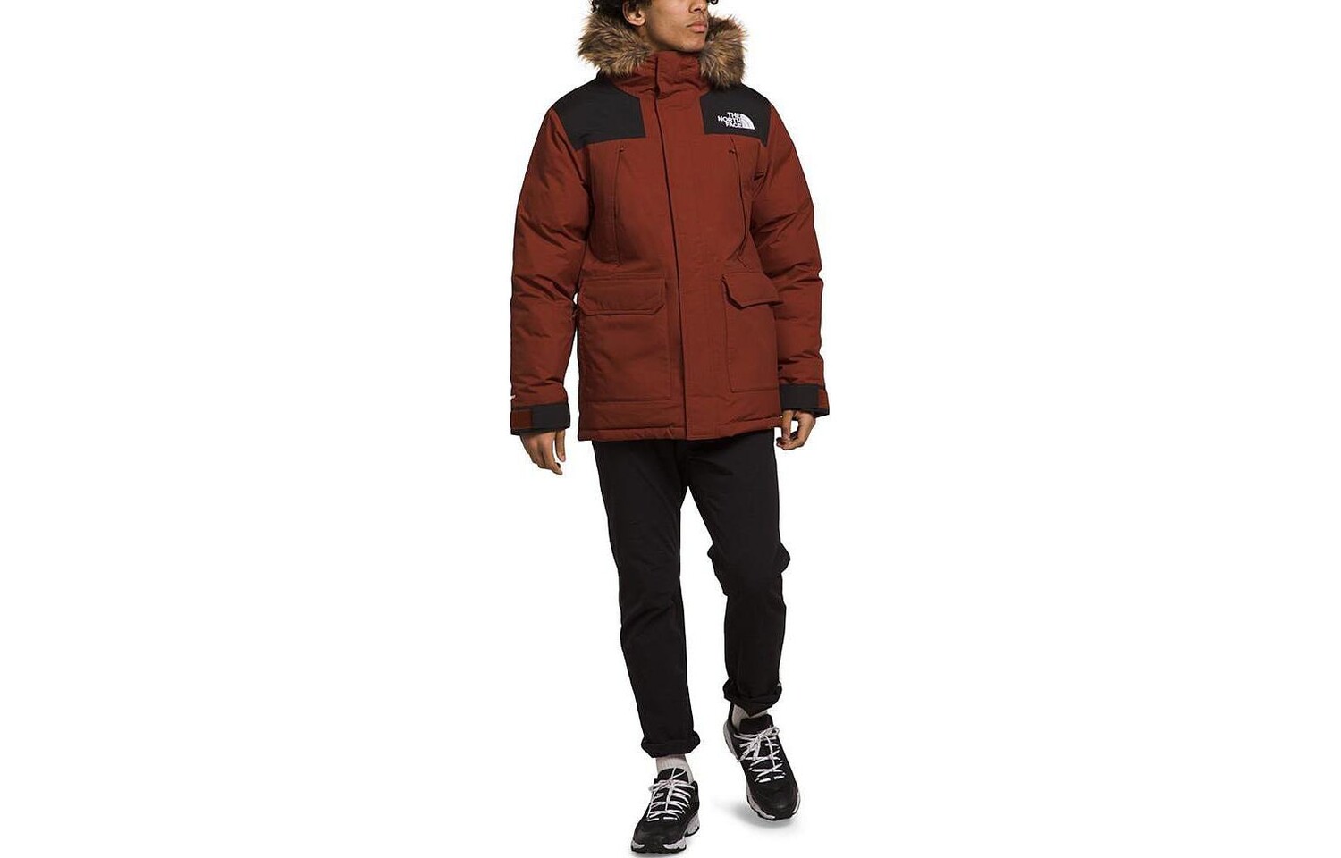 

Стеганая куртка мужская красная The North Face, красный