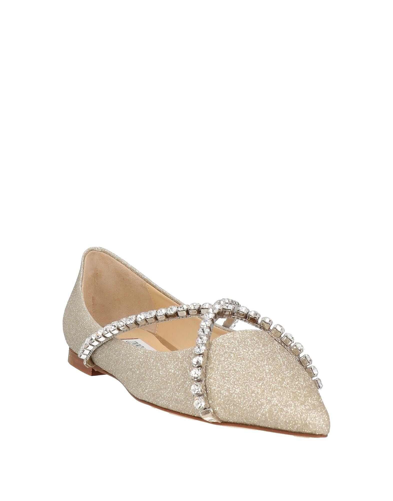Балетки Jimmy Choo, платиновый — фото 2
