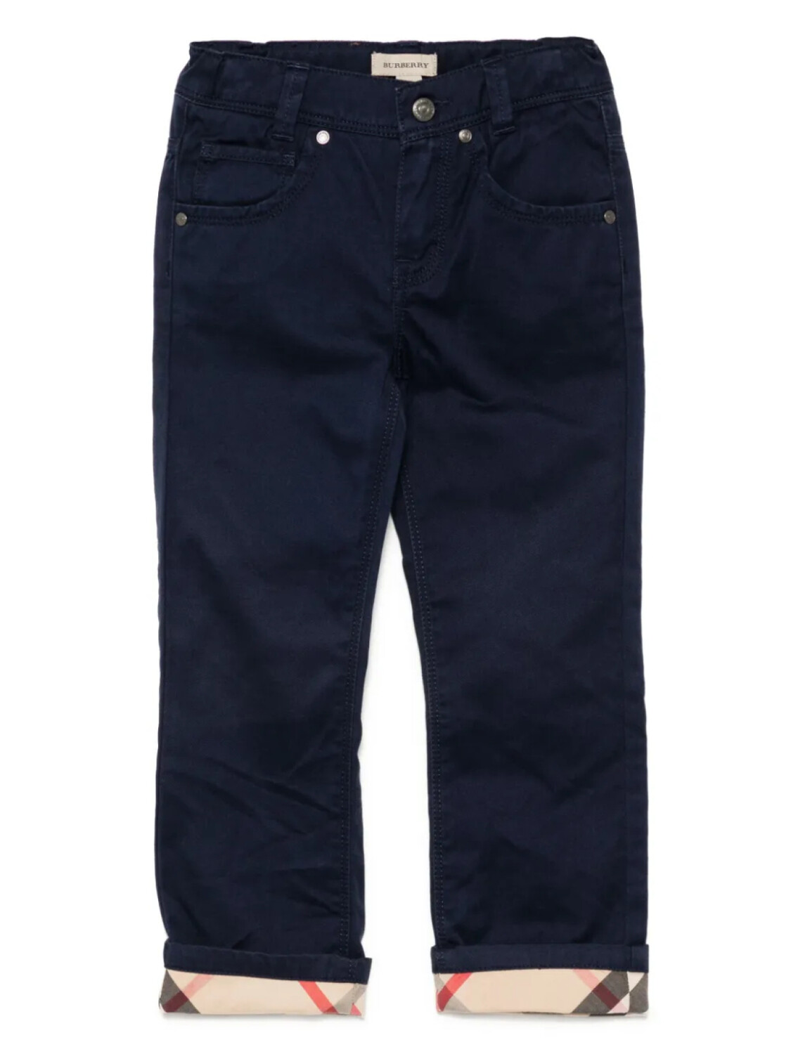 

Burberry Kids прямые джинсы, синий