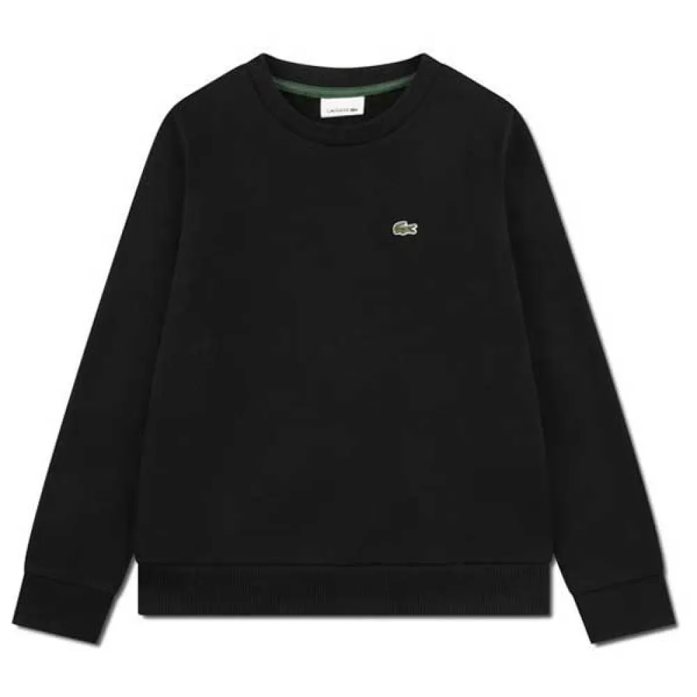 

Толстовка Lacoste Kids Crewneck, черный