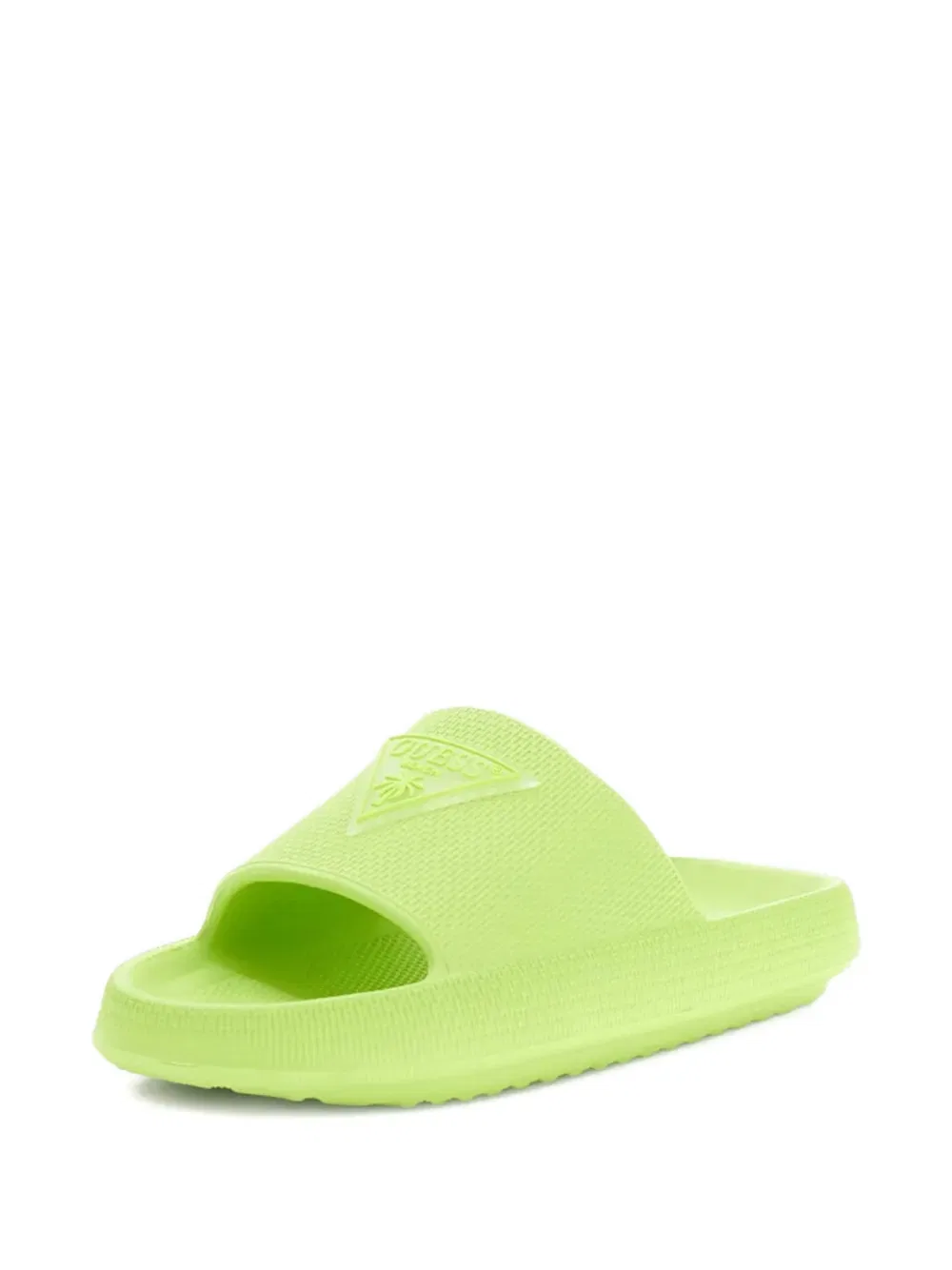 Слайды с подробным описанием логотипа Guess Kids, зеленый