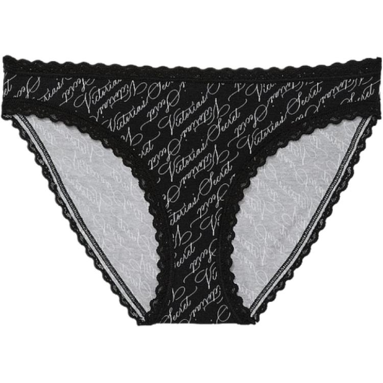 

Трусы женские THE LACIE 1 шт черные с принтом букв Victoria's Secret