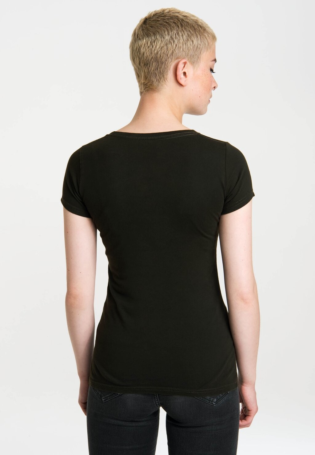 

Футболка с принтом T-SHIRT PIPPI LANGSTRUMPF LOGOSHIRT, черный